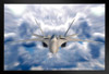 FA 18 Hornet Supersonic Combat Jet in Deep Blue Sky Photo Photograph Art Print Stand or Hang Wood Frame Display Poster Print 13x9