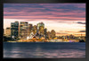 Sydney Australia Opera House Skyline Sunset Photo Photograph Art Print Stand or Hang Wood Frame Display Poster Print 13x9