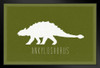 Dinosaur Ankylosaurus Green Dinosaur Poster For Kids Room Dino Pictures Bedroom Dinosaur Decor Dinosaur Pictures For Wall Dinosaur Wall Art Prints for Walls Stand or Hang Wood Frame Display 9x13