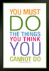 Eleanor Roosevelt You Must Do Things You Think You Cannot Color Art Print Stand or Hang Wood Frame Display Poster Print 9x13