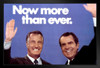 Richard Nixon President 1972 Now More Than Ever Campaign Art Print Stand or Hang Wood Frame Display Poster Print 9x13
