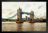 Tower Bridge Thames River in London England UK Photo Photograph Art Print Stand or Hang Wood Frame Display Poster Print 13x9