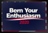 Bern Your Enthusiasm 2020 Campaign Art Print Stand or Hang Wood Frame Display Poster Print 13x9