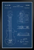 Les Paul Electric Guitar Pickup Sketch Official Patent Blueprint Art Print Stand or Hang Wood Frame Display Poster Print 9x13