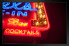 Neon Bar Sign Cocktails Los Angeles California Photo Photograph Art Print Stand or Hang Wood Frame Display Poster Print 13x9