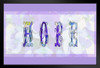 Hope Purple Violet Inspirational Art Print Stand or Hang Wood Frame Display Poster Print 13x9