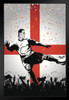 England Soccer Player Sports Art Print Stand or Hang Wood Frame Display Poster Print 9x13