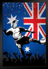 Australia Soccer National Team Sports Art Print Stand or Hang Wood Frame Display Poster Print 9x13