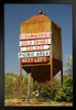 Signs Advertising on Rusty Silo Rural California Photo Photograph Art Print Stand or Hang Wood Frame Display Poster Print 9x13