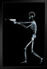 Skeleton Shooting Gun X Ray Photo Photograph Art Print Stand or Hang Wood Frame Display Poster Print 9x13