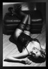 Seductive Woman in Lingerie Lying on the Floor Photo Photograph Art Print Stand or Hang Wood Frame Display Poster Print 9x13