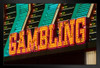 Bright Gambling Neon Sign Las Vegas Nevada Photo Photograph Art Print Stand or Hang Wood Frame Display Poster Print 13x9