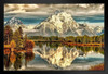 Oxbow Bend Clouds Grand Teton National Park Photo Photograph Art Print Stand or Hang Wood Frame Display Poster Print 13x9