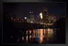 Minneapolis Minnesota Skyline at Night Photo Photograph Art Print Stand or Hang Wood Frame Display Poster Print 13x9