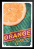 Orange Juice Retro Sign Advertisement Art Print Stand or Hang Wood Frame Display Poster Print 9x13