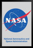 NASA Meatball Logo Official Classic Art Print Stand or Hang Wood Frame Display Poster Print 9x13