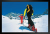 Cross Country Skiing Photo Photograph Art Print Stand or Hang Wood Frame Display Poster Print 13x9