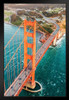 Golden Gate Bridge San Francisco Aerial View Photo Photograph Art Print Stand or Hang Wood Frame Display Poster Print 9x13