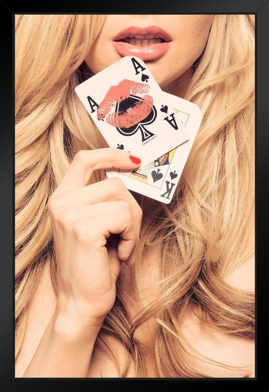 Poster Aces poker playing cards game 