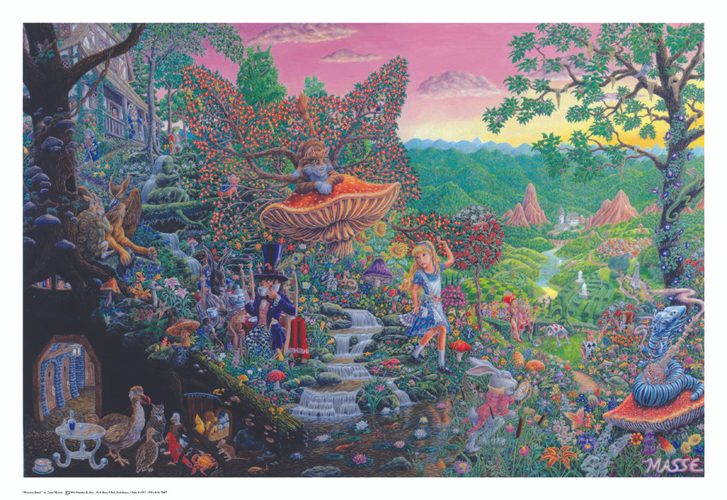 Wonderland by Tom Masse Cool Wall Decor Art Print Poster 32x22