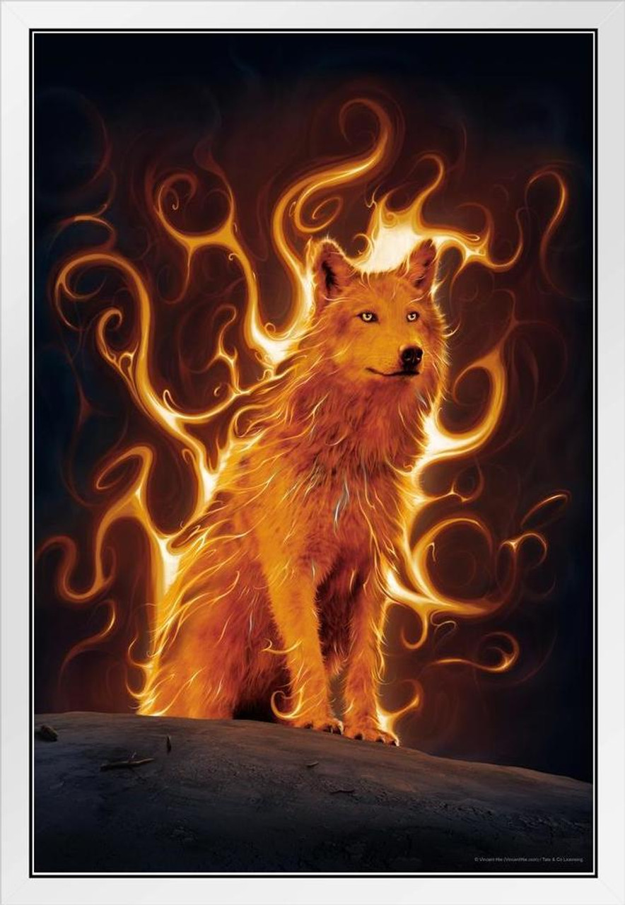 white fire wolf