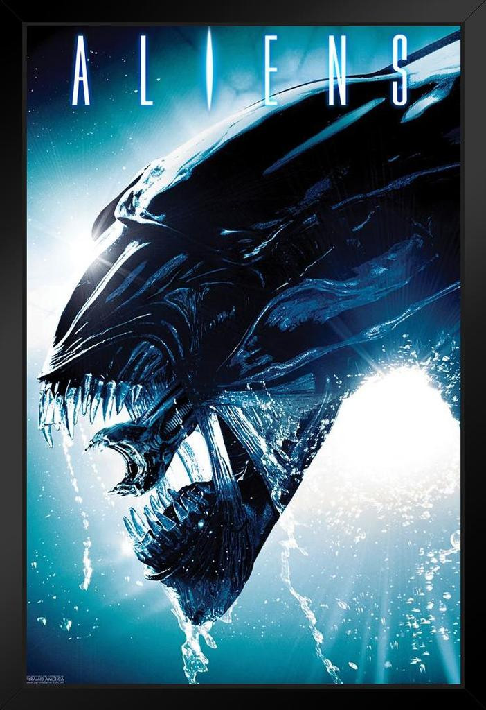 Aliens Movie Xenomorph Head Scary Horror Science Fiction Classic