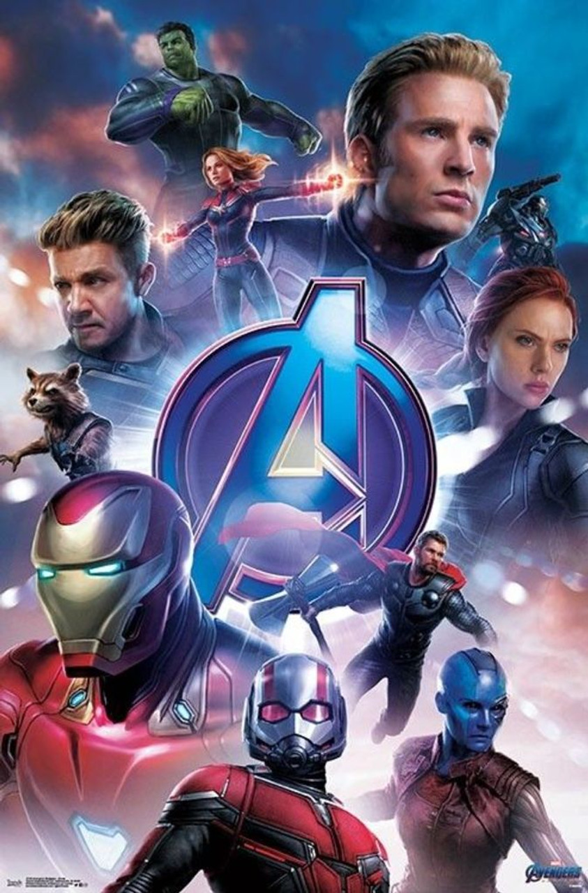 Avengers Endgame Group Marvel Movie Cool Wall Decor Art Print Poster 22x34