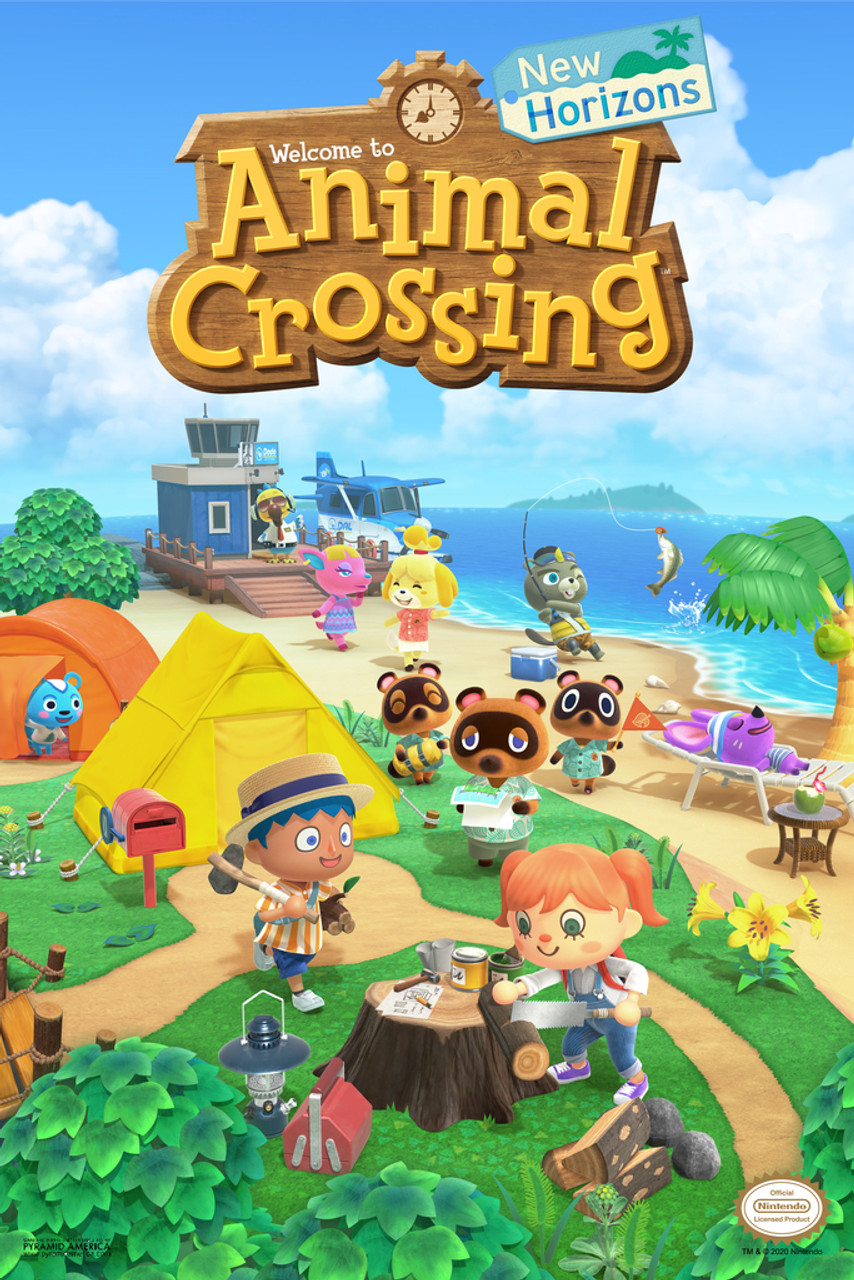 Animal Crossing New Horizons Key Art Officially Licensed Nintendo
