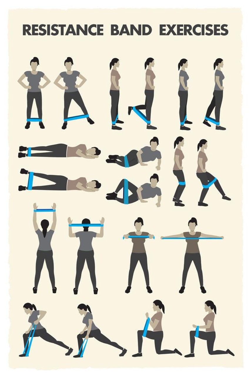 Glute Workout Workout Plan With Bands Workout Chart Printable