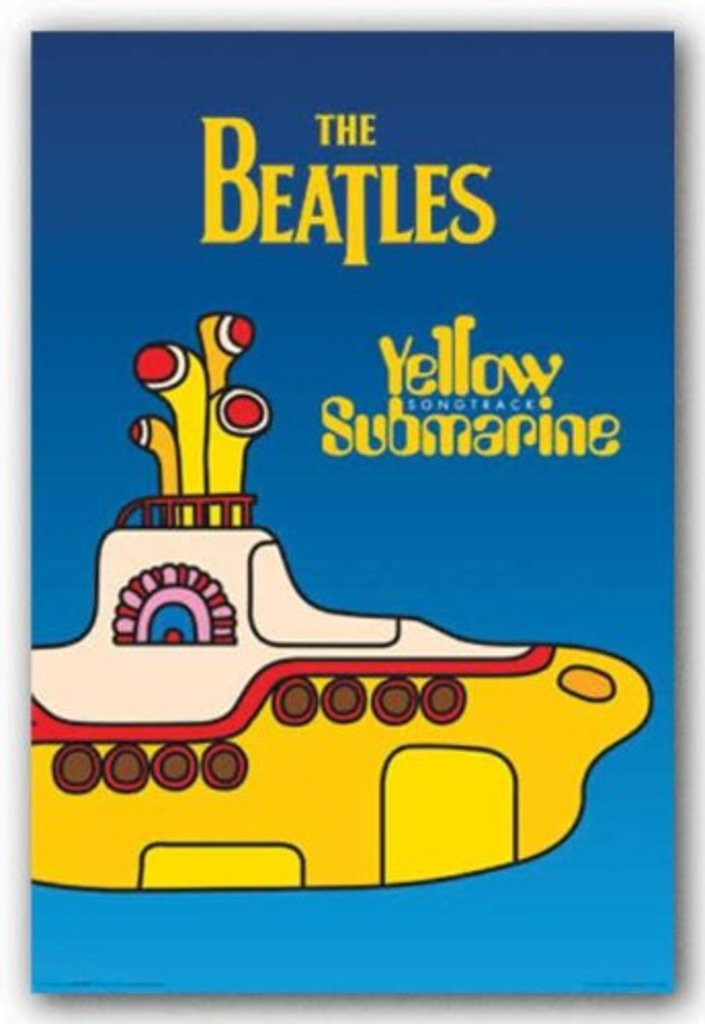 The Beatles Yellow Submarine Cover Music Cool Wall Decor Art Print