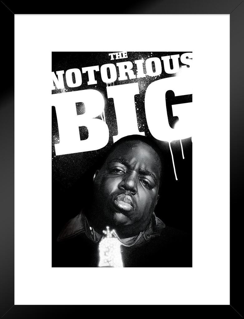 Notorious BIG Graffiti Biggie Smalls Rapper Hip Hop Music 90s