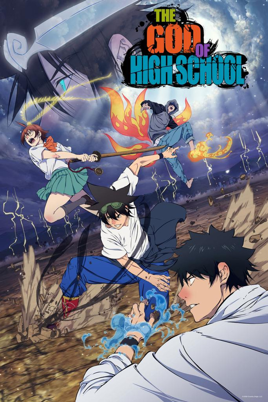 The God of High School Teaser Anime Series Crunchyroll Webtoon God of  Highschool Poster Manga Jin Mori Anime Poster Bedroom Decor Manhwa GOHS  Anime