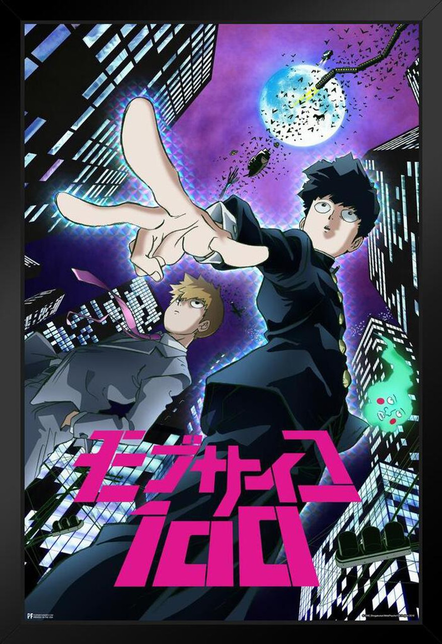 Mob Psycho 100 Poster Mob Reigen Dimple White Suit Crunchyroll Japanese  Anime Merchandise Webtoon Manga Series Anime Streaming Poster Merch Anime  Bedroom Decor Stand or Hang Wood Frame Display 9x13 - Poster Foundry
