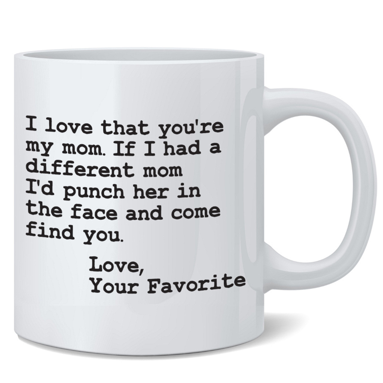 Mom Olive You - Cute Mug for Mom, Pun Mothers Day gift