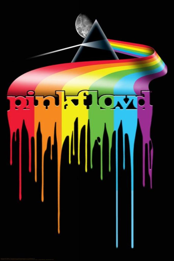 Dripping Darkside Pink Floyd Cool Wall Decor Art Print Poster