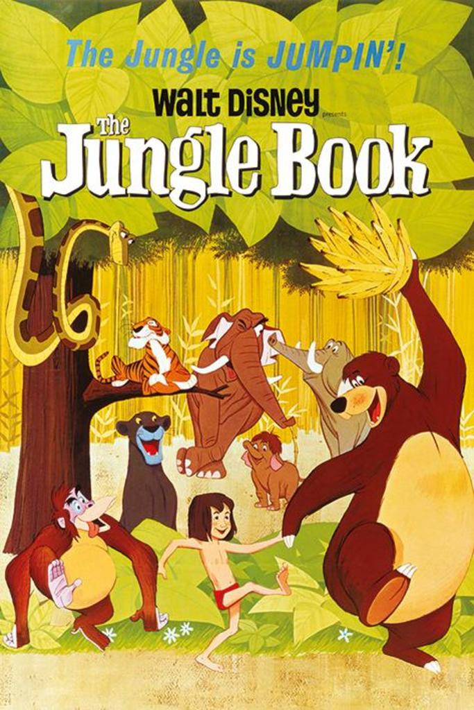 The Jungle Book Jumpin Disney Movie Cool Wall Art Print Poster