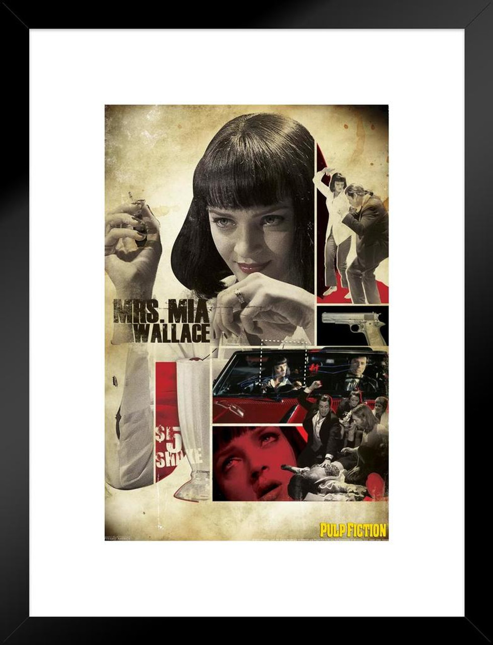 Mia Wallace from Pulp Fiction Poster