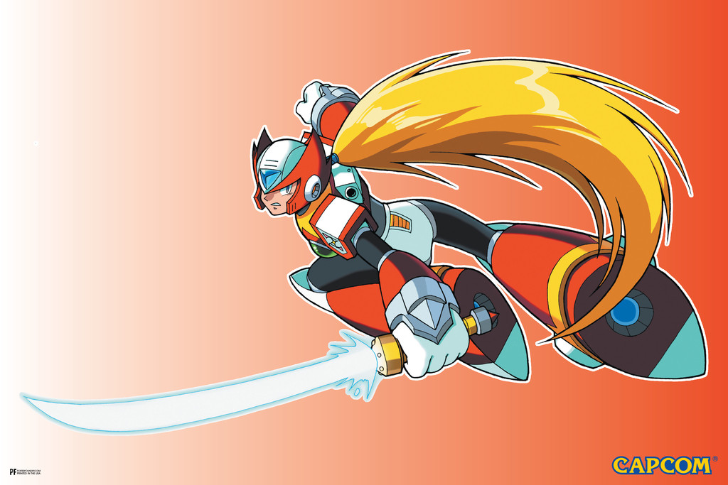 Game Mega Man Z Mega Man Zero Jump Video Game Video Gamer Classic