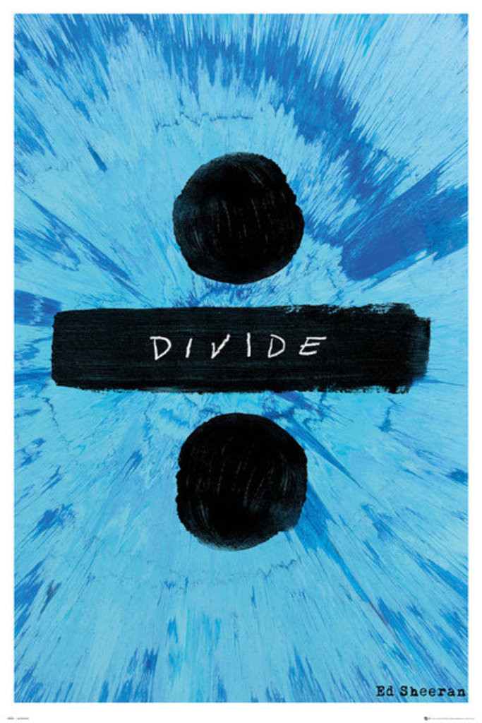 Ed Sheeran Divide Music Door Cool Wall Art Print Poster 24x36