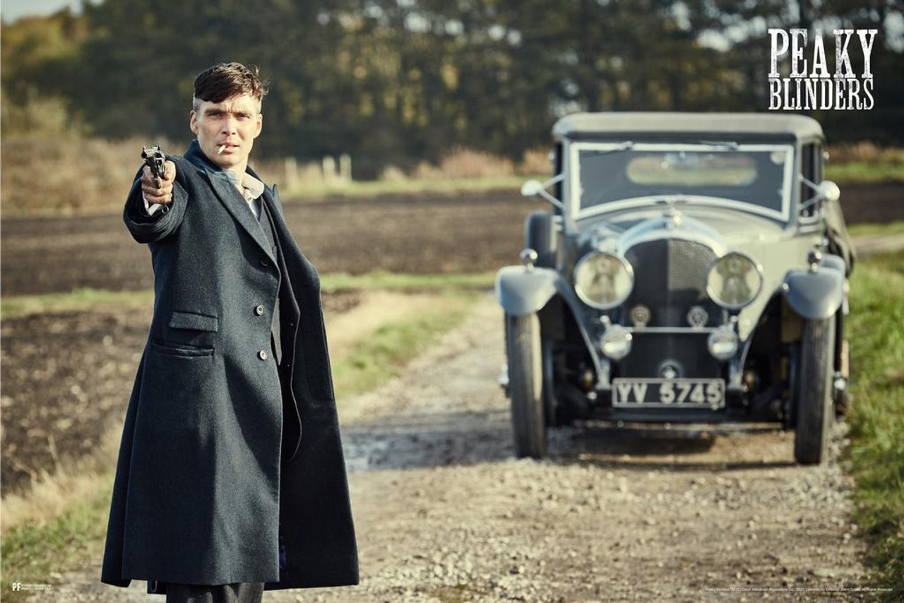 Peaky Blinders Poster Tommy Shelby Shooting Cillian Murphy Peaky Blinders  Merchandise Peaky Blinders Print Shelby Company Limited Tommy TV Series