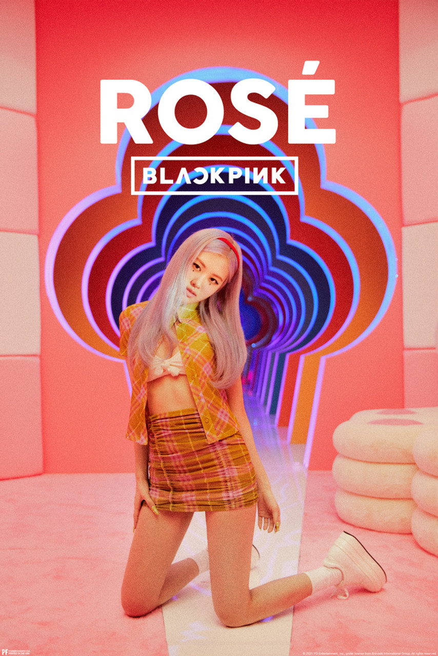 Blackpink Poster Rose Blackpink Merchandise Kill This Love Rose Lisa Jisoo  Jennie Kpop Merch Album Kpop Room Decor For Walls Official Birthday  Decorations Cool Wall Decor Art Print Poster 12x18 - Poster