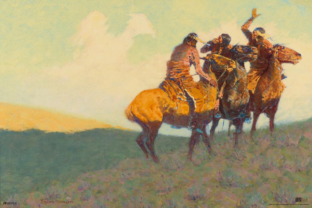 vintage large wild horse paintings