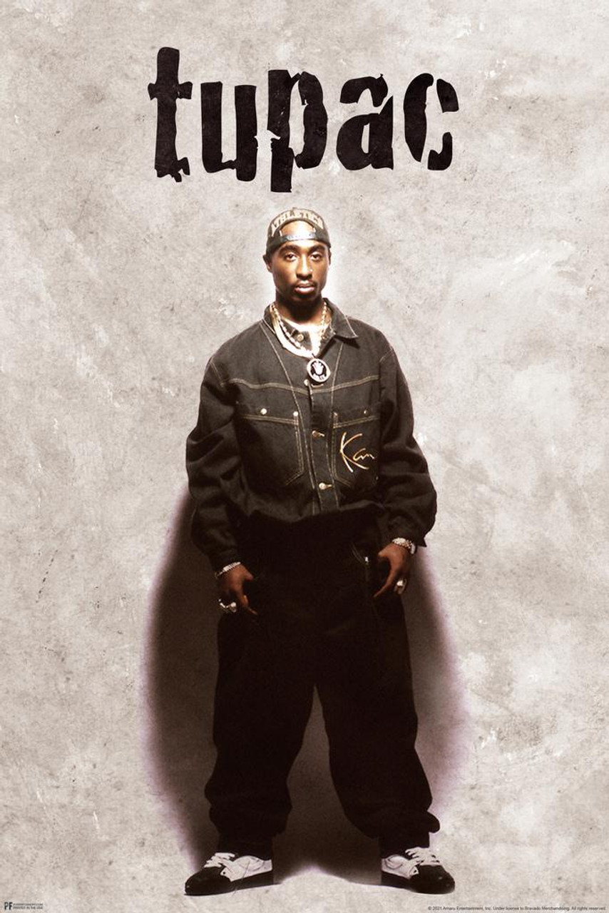 Tupac Posters 2Pac Poster Full Body Photo 90s Hip Hop Rapper Posters For  Room Aesthetic Mid 90s 2Pac Memorabilia Rap Posters Music Merchandise Merch 