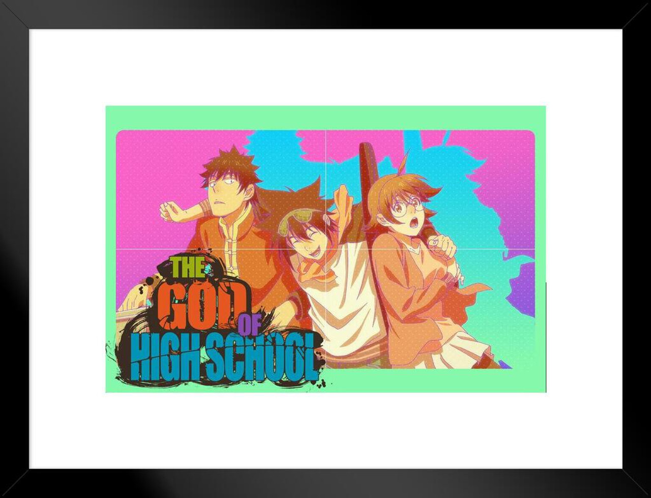 The God of High School Anime Series Credits Crunchyroll Webtoon God of  Highschool Poster Manga Jin Mori Anime Poster Bedroom Decor GOHS Anime  Merchandise Matted Framed Wall Decor Art Print 20x26 