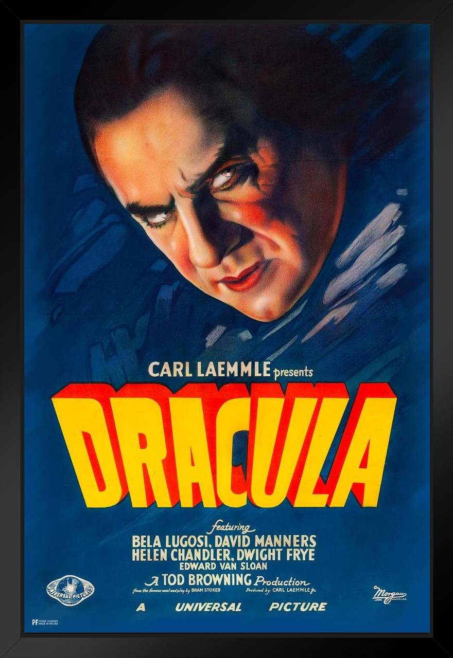 Dracula movie poster canvas print Bela Lugosi