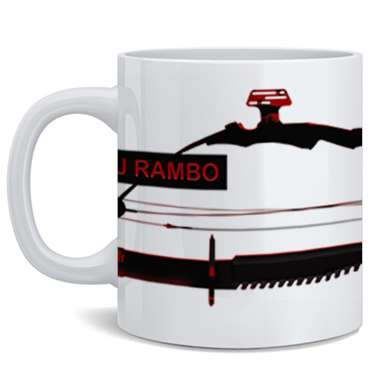  Rambo Crossed Weapons Arsenal Retro Vintage 80s Movie