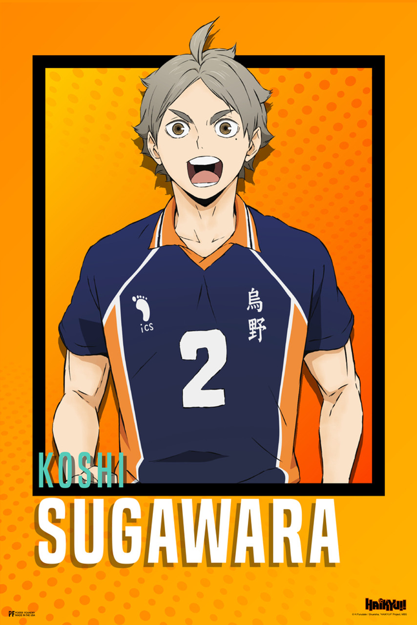 Anime Manga Volleyball Koshi Sugawara Haikyuu Poster by Team Awesome |  Society6