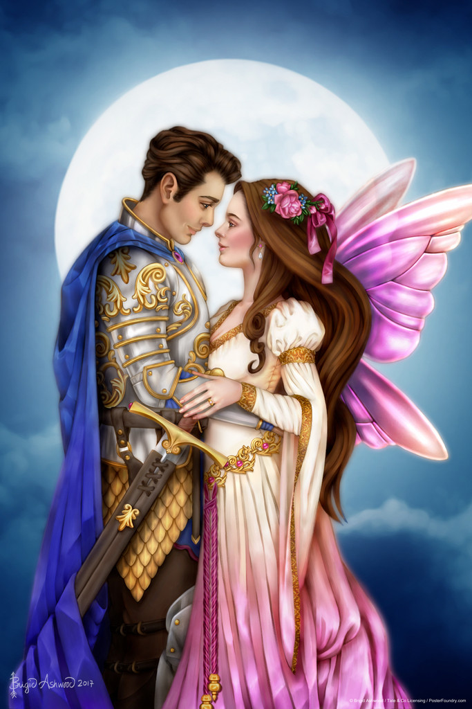 Fairy Wedding by Brigid Ashwood Cool Wall Art Print Poster 12x18