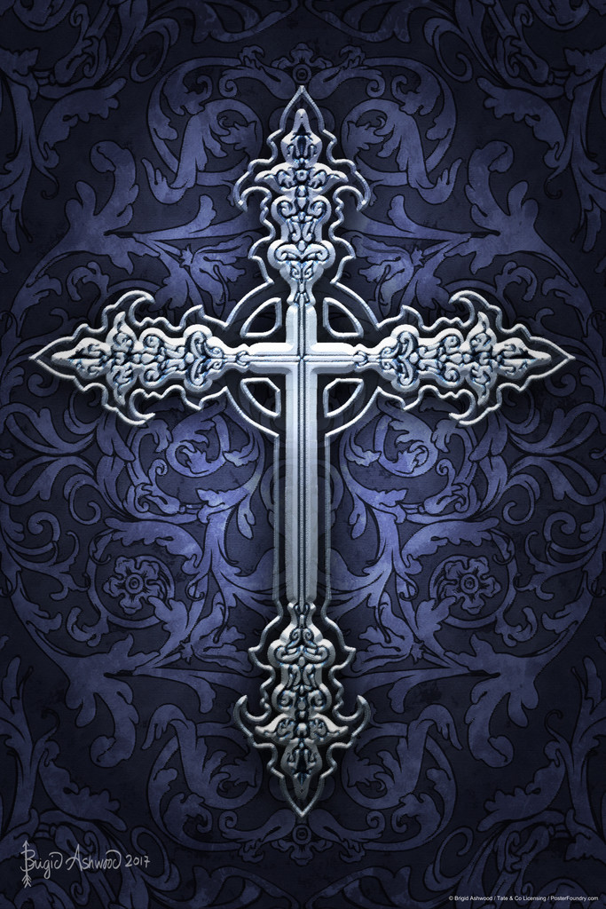 Gothic Cross by Brigid Ashwood Cool Wall Art Print Poster 12x18 Gothic Cross by Brigid Ashwood Cool Wall Art Print Poster 12x18