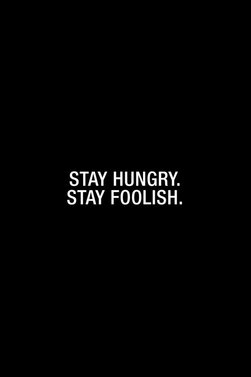 新品未開封品！LONGMAN Stay Hungry,Stay Foolish Stay Hungry Stay Foolish Poster, Steve Jobs Inspirational